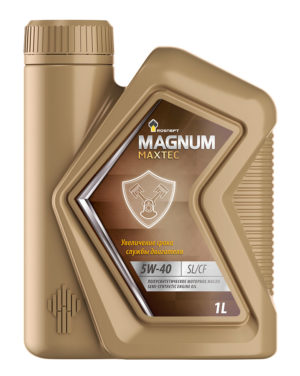 Масло Роснефть Magnum Maxtec п/с 5W40 1л SL/CF , шт